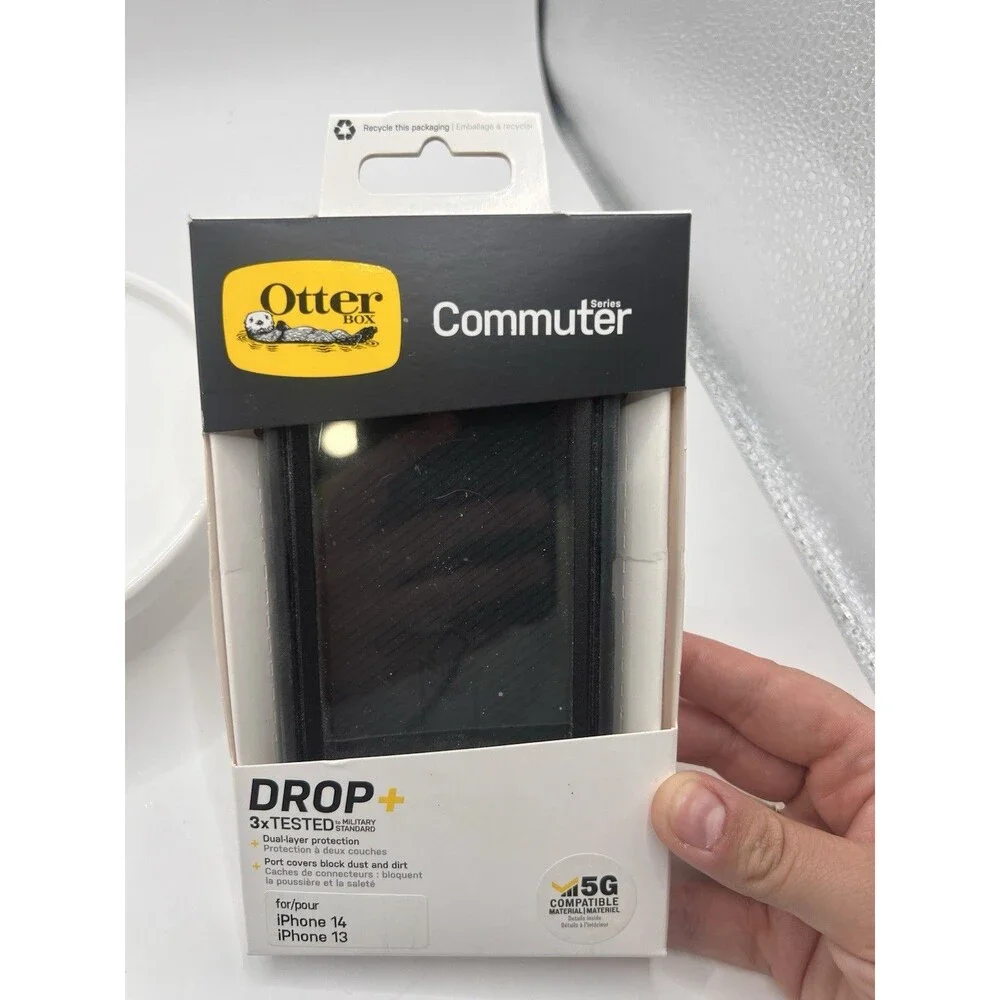 Otterbox Commuter Series New IPhone 13/14 Black Case Drop Protection